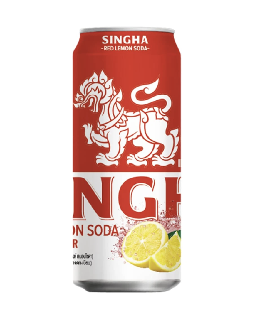 Singha Red Lemon Soda