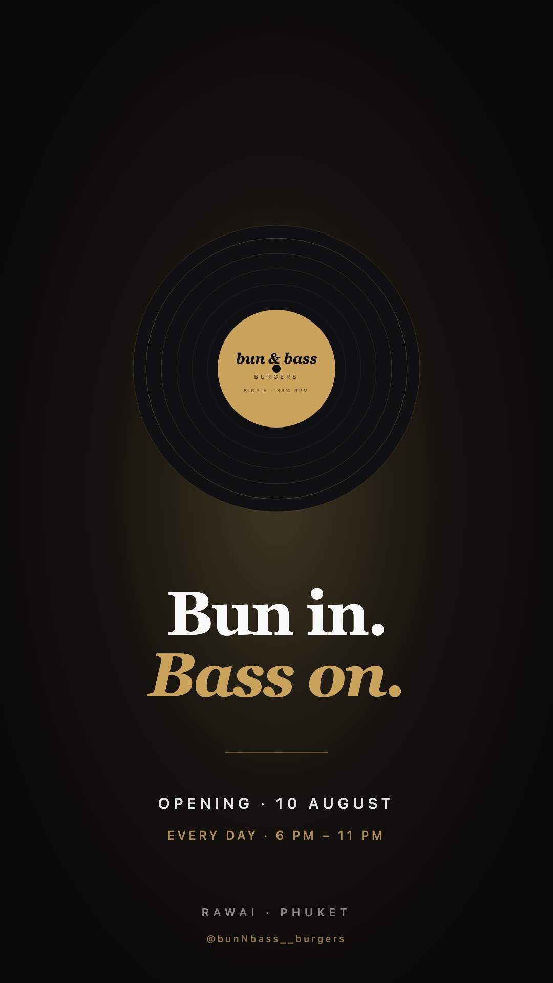 Bun in. Bass on. reel
